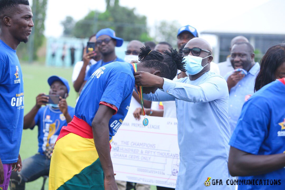 Hearts of Oak celebrate at Sogakope