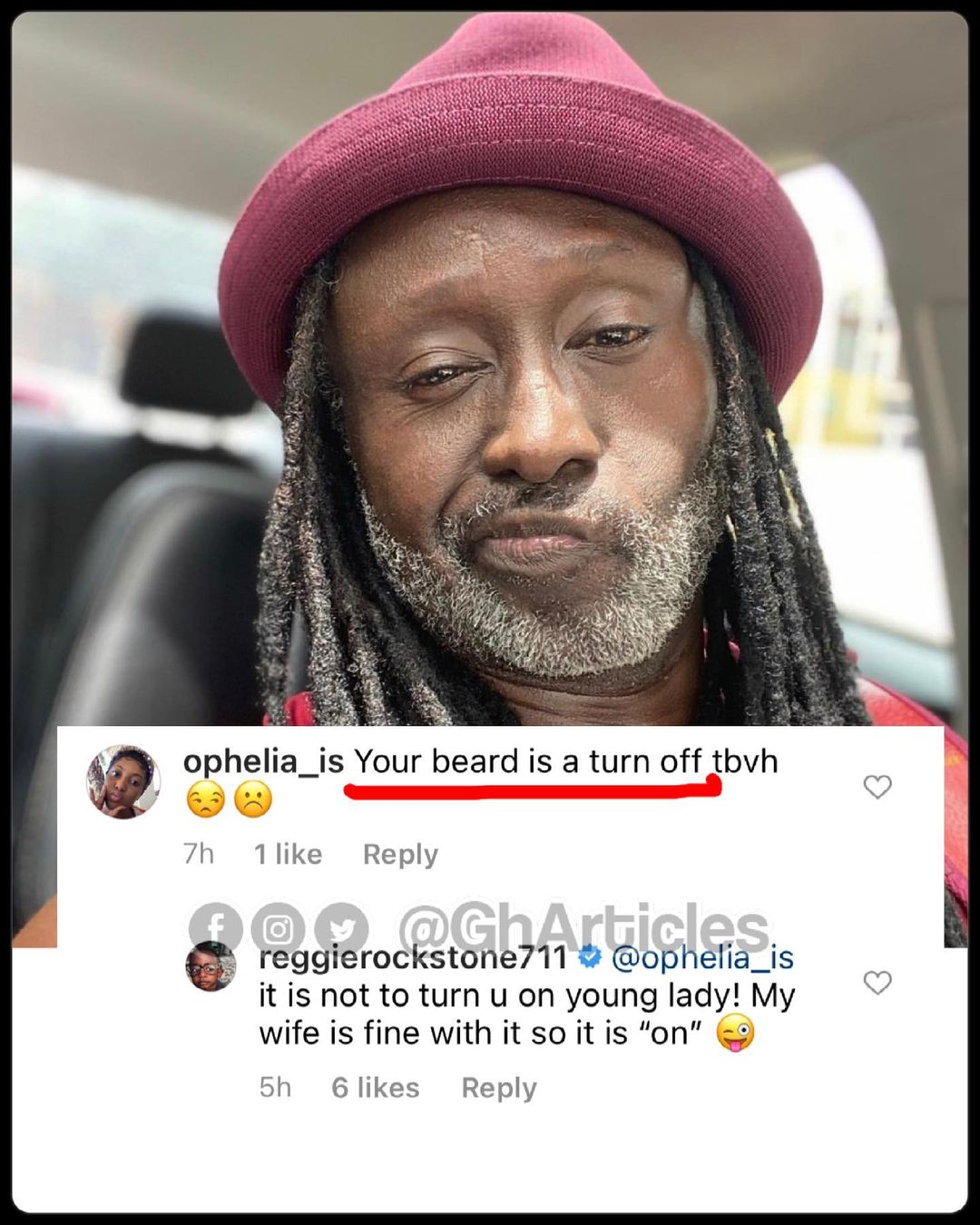 Savage Reply Alert!! Reggie Rockstone Slaps Fan Hard