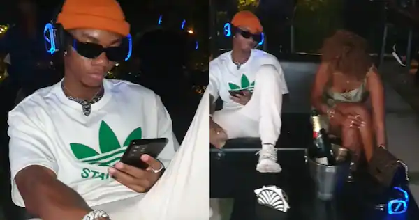 KiDi Spotted With Beautiful Lady At Mr Drew's Album Listening; Fans Claim She Is His New Girlfriend (Video)