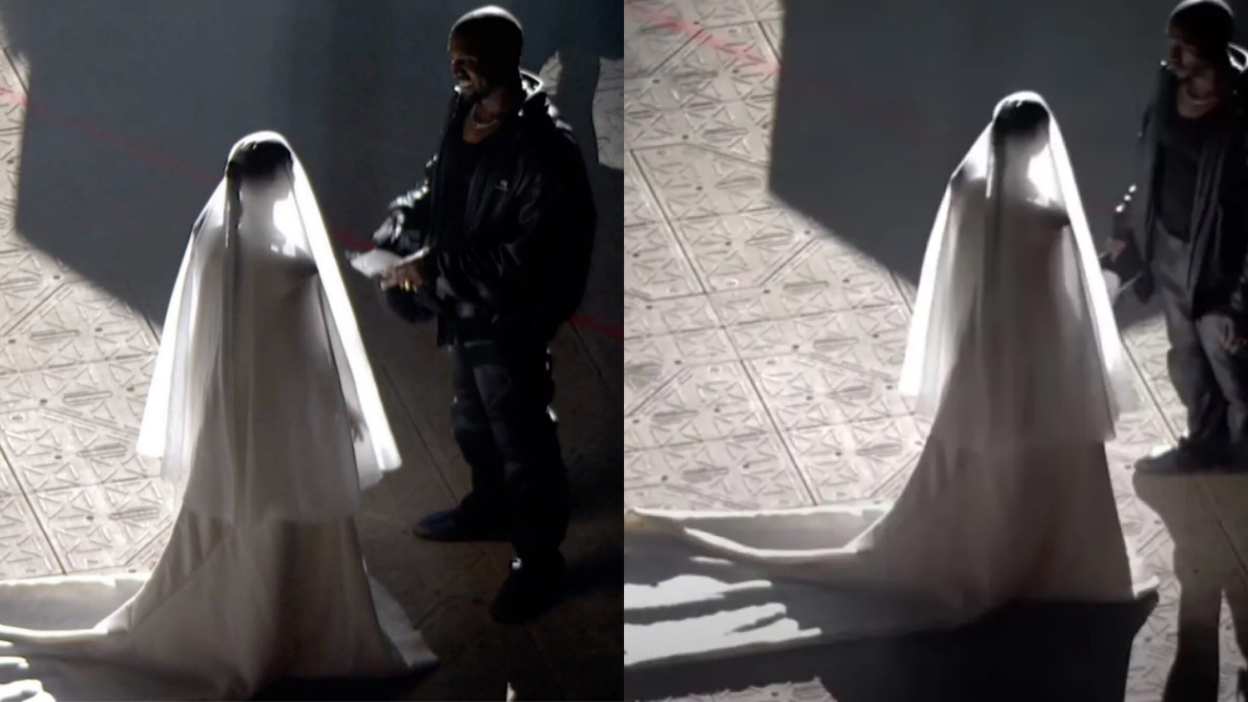 Kim Kardashian Appears In Wedding Dress And Veil For Kanye’s ‘Donda’ Event Amid Divorce [Video]
