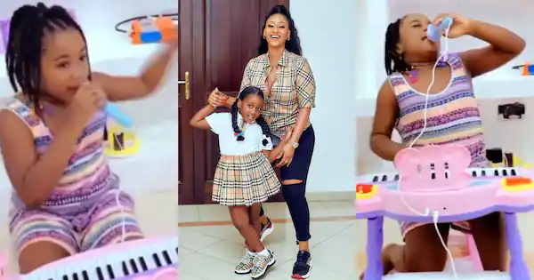 Hajia4Reall’s Daughter, Naila Performs Her God’s Child Song In New Video; Behaves Just Like Mom