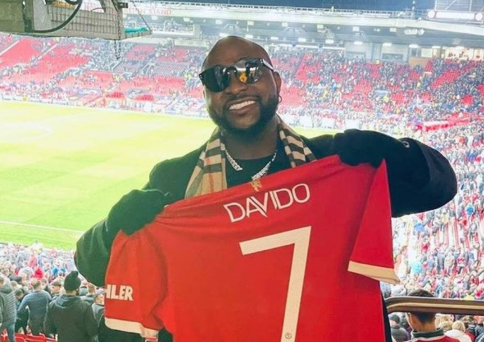 Davido Receives Warm Reception From Manchester United After Visiting Old Trafford; Photo Goes Viral