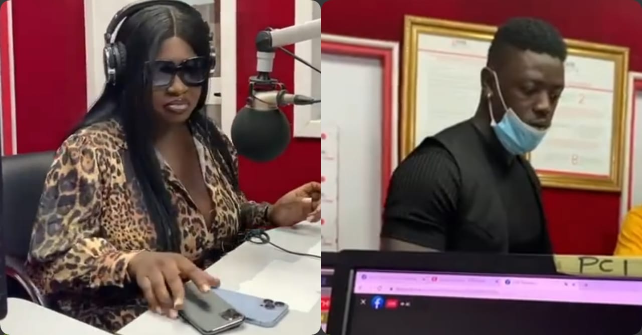 Macho Man Storms Accra FM To Take His Money From Sista Afia; Video Goes Viral