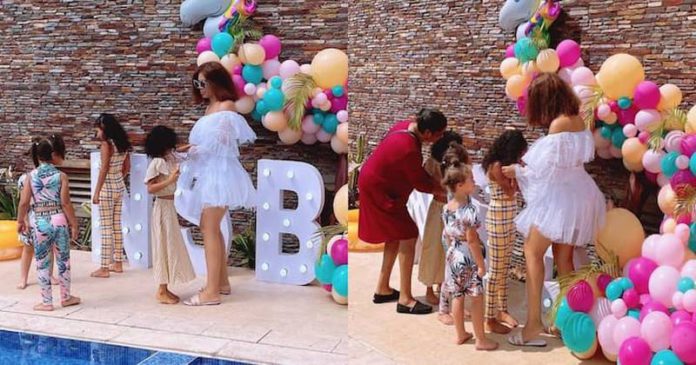 Nadia Buari Steps Out With Her Four Daughters To Party On Her Birthday