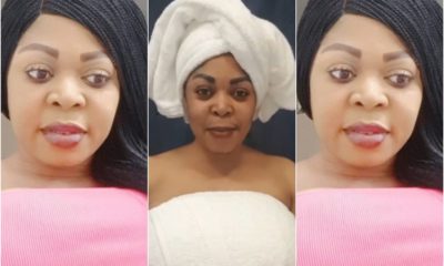 Joyce Dzidzor Mistakenly Drops Towel During Live Video As She Shows Toto And Boobs (18+Video)