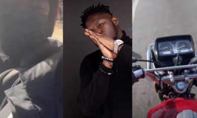 Medikal Spotted On Okada Rushing Through Traffic To Avoid Being Late For Court; Video Drops