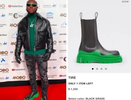 King Promise Turns Heads Of Ghanaians With Gh8,000 Shoe