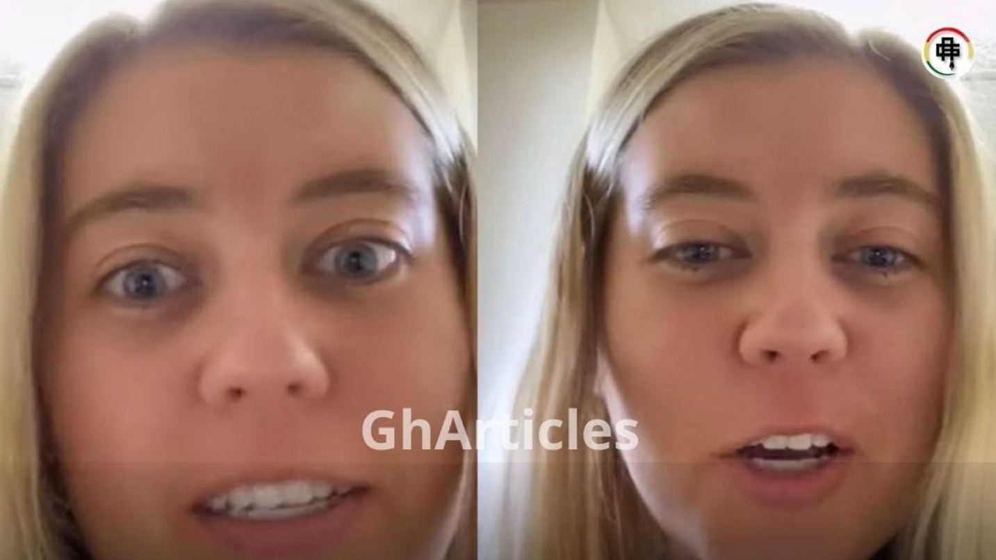American Lady In Shock After Locating Her Missing Phone In Ghana (Video)