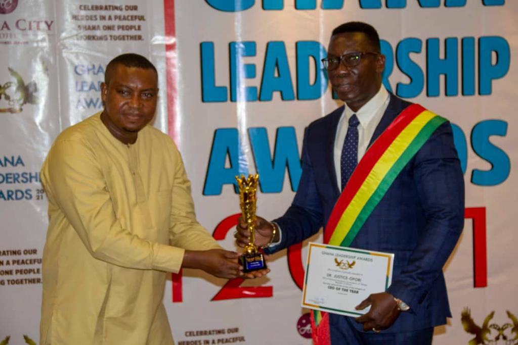 Commissioner Of Insurance, Dr Justice Ofori Wins CEO of The Year