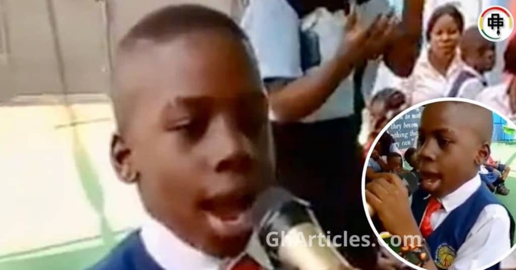 Primary 5 Pupil Thrills Teachers With Manifesto As He Contest For School Prefect [Watch]