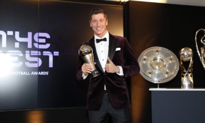 Lewandowski Wins Best Fifa Men’s Player Of The Year Award