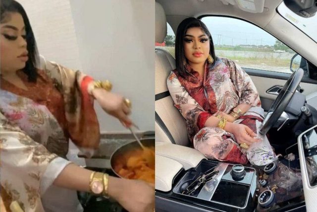 “Can’t Wait To Be In My Husband’s House” – Bobrisky Says As He Shows Off Cooking Skills (Video)