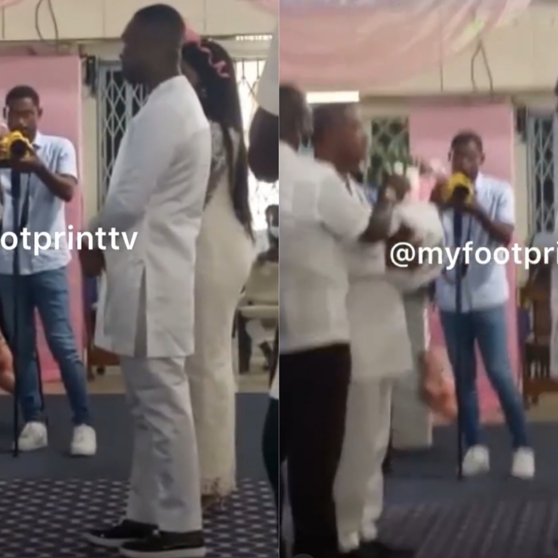 Watch Captivating Video As Joe Mettle Christens Baby With Wife