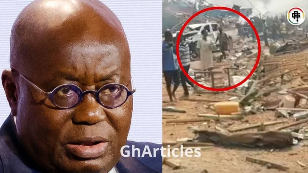 President Nana Addo Dankwa Akufo-Addo has reacted to the sad news of an explosion that happened at Apiate in the Western Region.