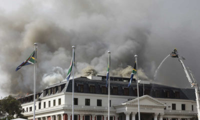 South Africa's Parliament Blazes Up Again