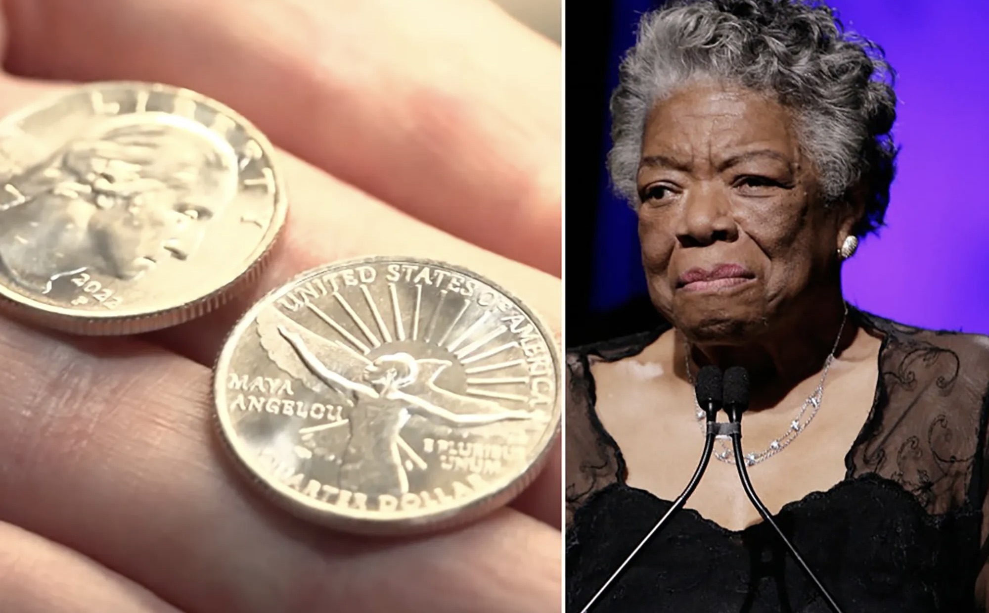 Maya Angelou To Become First Black Woman To Be Featured On The United States Quarter