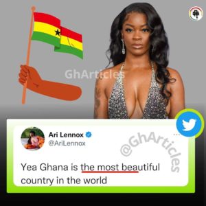 Ari Lennox First Tweet About Her Experience In Ghana
