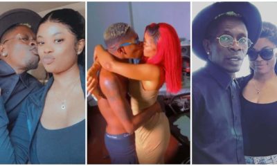 Shatta Wale And His New Girlfriend Lock Lips As They Chop Love On Her B'day [Video]