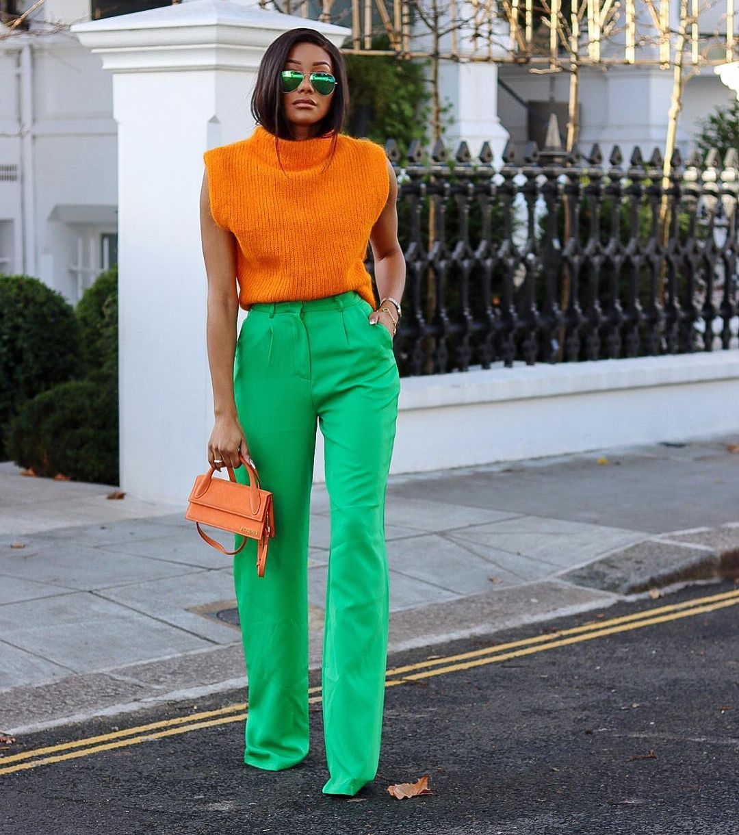 Heey Ladies, Here Are Gorgeous Colorful Outfit Combinations You'll Love 