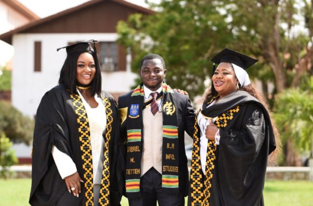 Jackie Appiah And Manager Graduates From The University Of Ghana