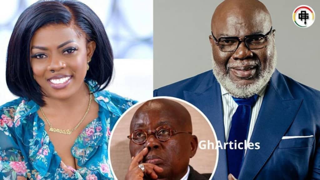 Nana Aba Anamoah Reacts To TD Jakes' Comment That ‘Akufo-Addo Turning Ghana Completely Around’ Script
