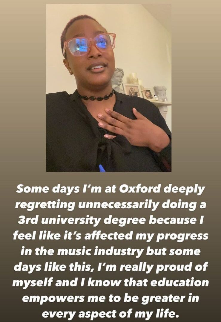 DJ Cuppy Reveals Why She Regrets Pursuing A Third Degree 