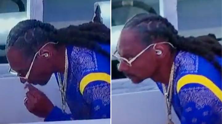 Snoop Dog Caught On Camera Smoking Weed Before NFL Performance (Video)