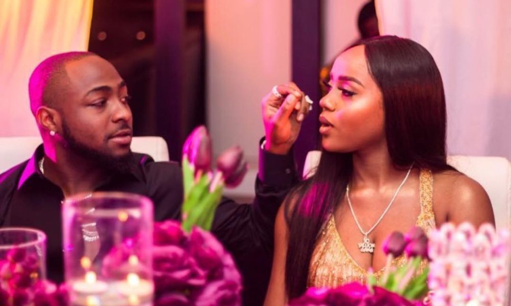 Davido Hails Chioma As 'The Greatest Chef In The World'