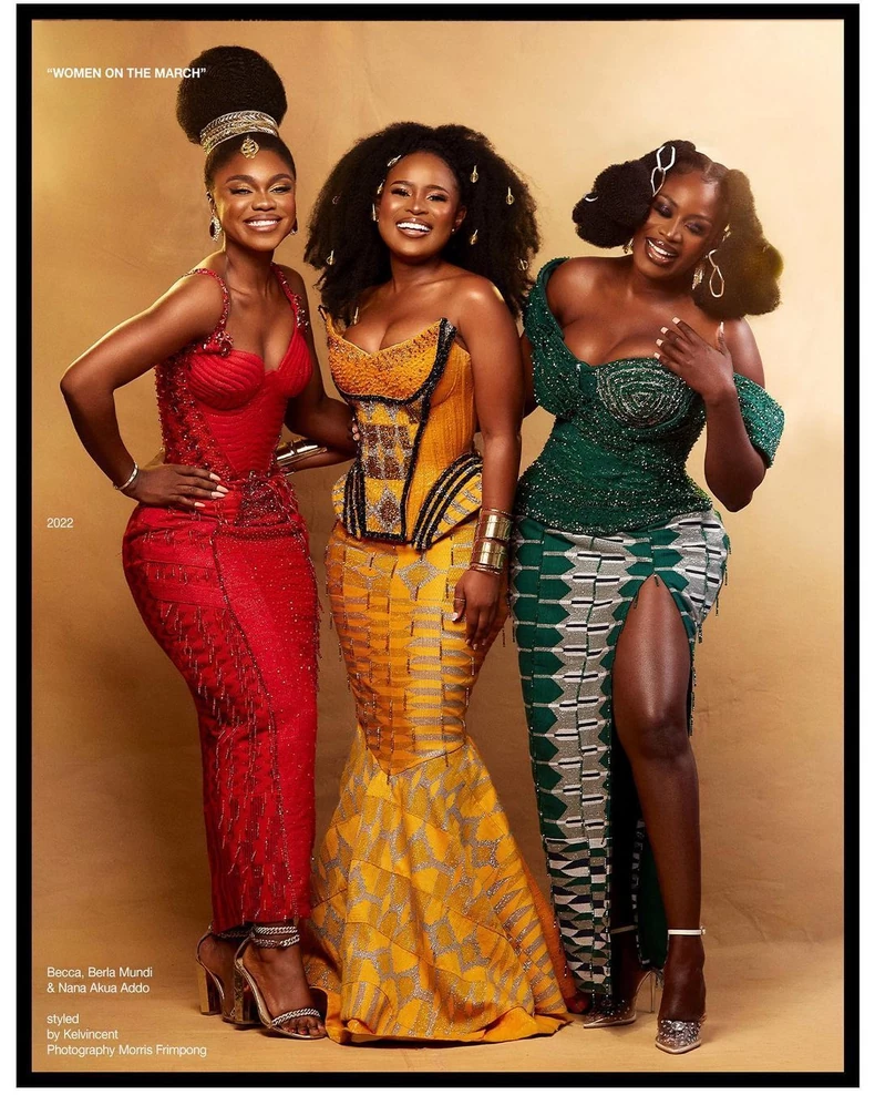 Becca, Berla Mundi and Nana Akua Addo