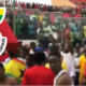 There is a total excitement at the Baba Yara Sports Stadium a head of Black Stars -Super Eagles World Cup play-off .