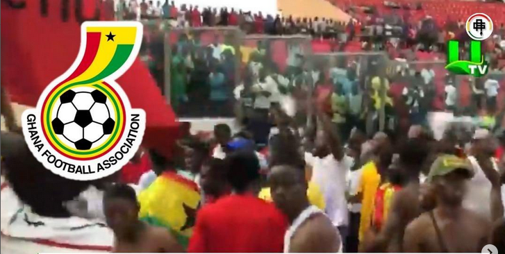 There is a total excitement at the Baba Yara Sports Stadium a head of Black Stars -Super Eagles World Cup play-off .