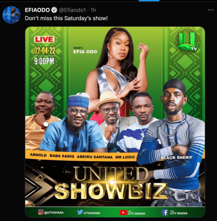 I Want To Be As Good As Nana Ama Mcbrown – Efia Odo Prepares To Host United ShowBiz 
