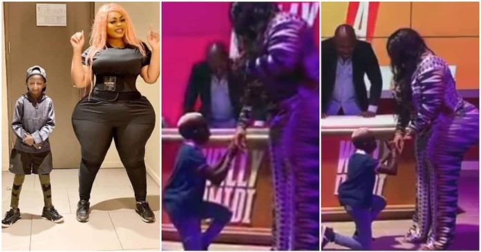Grand P Finally Proposes To His Curvaceous Lover On Live TV [Video]