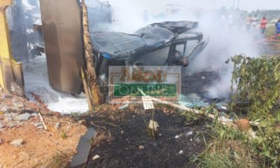 18 people including 2-year-old burnt in ghastly accident on Accra-Takoradi road [Video]