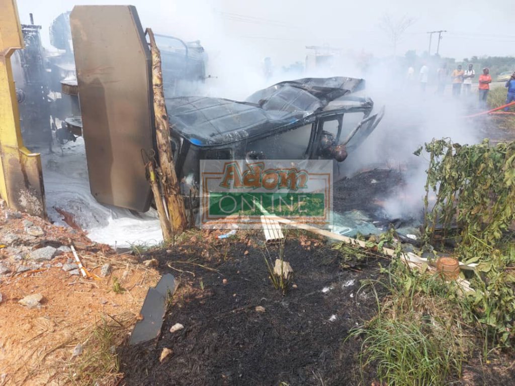 18 people including 2-year-old burnt in ghastly accident on Accra-Takoradi road [Video]
