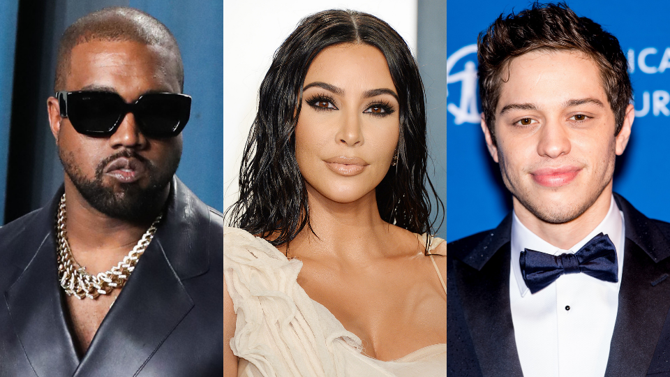 Pete Davidson Tells Kanye West He's in Bed with Kim Kardashian in Leaked Text Messages