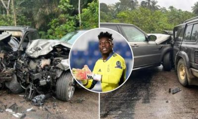 Ajax Stopper Andre Onana Involved In Ghastly Accident Ahead Of Cameroon-Algeria Tie (Video)
