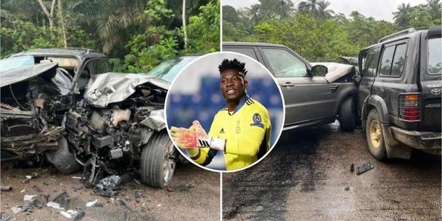 Ajax Stopper Andre Onana Involved In Ghastly Accident Ahead Of Cameroon-Algeria Tie (Video)
