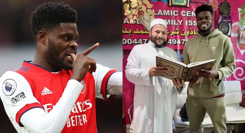 Thomas Partey Quits Christianity To Join Islam; Photos Drop