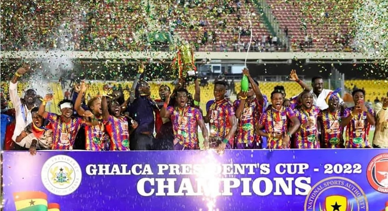 Hearts Of Oak Win 2022 President’s Cup After Beating Kotoko