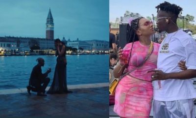 Mr Eazi Gets £1,000 Engagement Gift After Proposing To Girlfriend